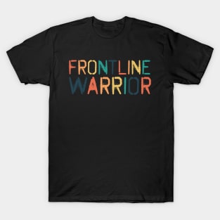 Frontline Warrior! Spray Paint design! T-Shirt